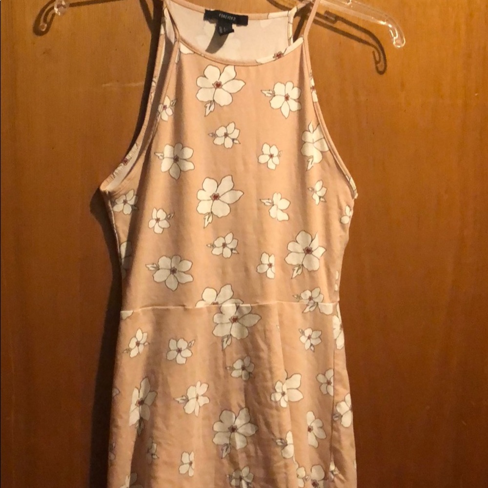 Flower printed dress.